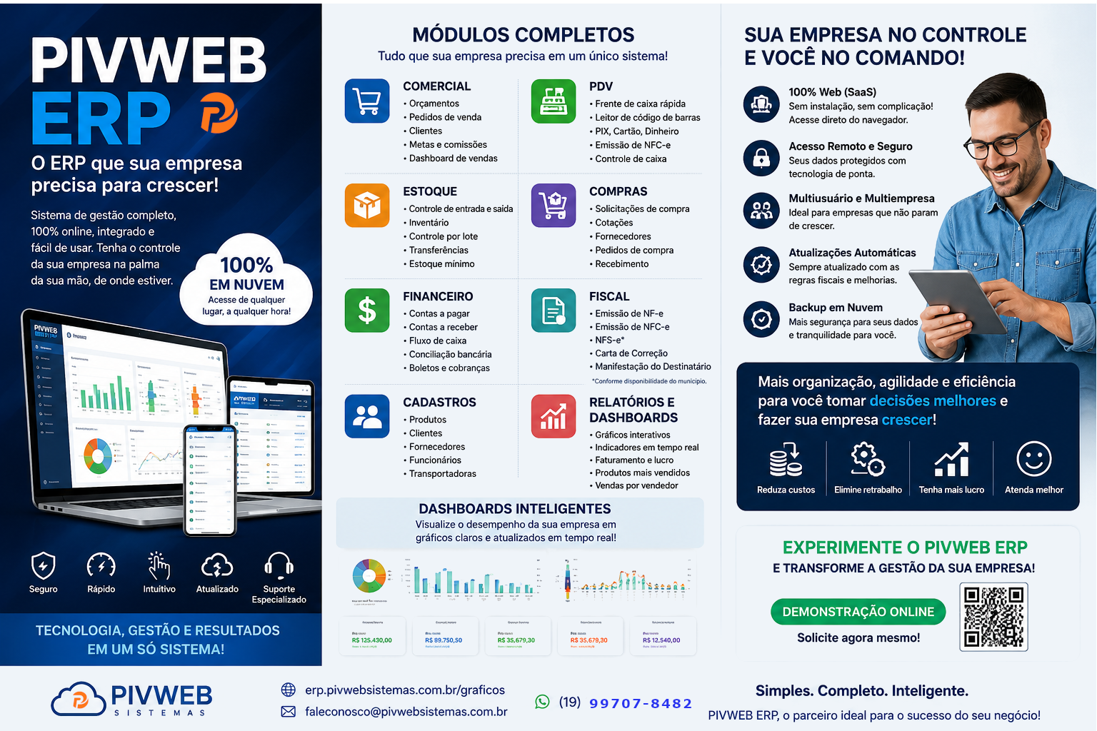 Tela real de documentos fiscais
