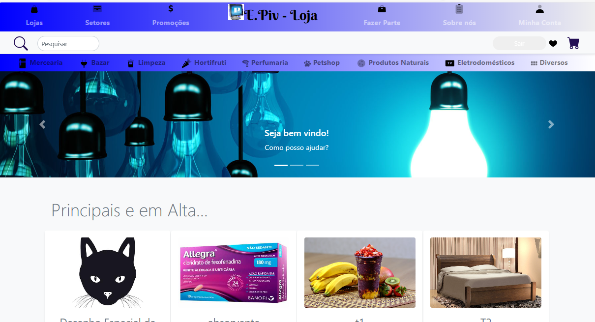 E-Piv - Ecommerce Loja Virtual